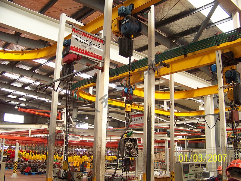 环形输送线_05 - kbk起重机|kbk轨道|柔性起重机|弗莱克斯(天津)科技